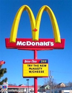 anyone order a mcnasty with flesh eating disease?